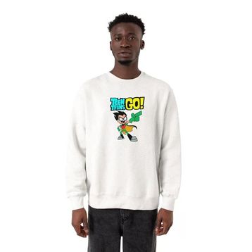 Tshirthane P19721S5655 Beyaz Erkek Sweatshirt