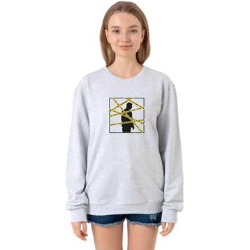 Tshirthane P19794S9576 The Mentalist Crime Scene Tape Grimelanj 2ip Kadın Sweatshirt