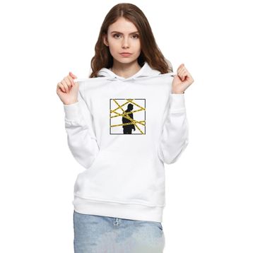 Tshirthane P19799S4110 The Mentalist Crime Scene Tape Beyaz 3ip Kapüşonlu Kadın Sweatshirt