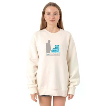 Tshirthane P19817S195 The Mentalist Let the Mind Ekru 2ip Kadın Sweatshirt