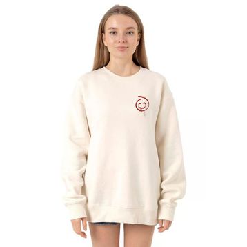 Tshirthane P19858S7648 The Mentalist Red John Pocket Ekru 2ip Kadın Sweatshirt