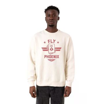 Tshirthane P19952S6591 Ekru Erkek Sweatshirt