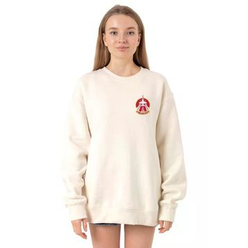 Tshirthane P20039S9264 Top Gun Wingman Ekru 2ip Kadın Sweatshirt