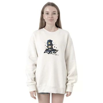 Tshirthane P20223S3594 Boogiepop Phantom Yin Yang Beyaz Kadın Kapüşonlu Sweatshirt