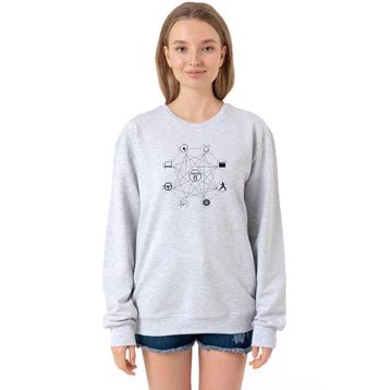 Tshirthane P20359S8064 Sense8 Sensates Cluster Grimelanj 2ip Kadın Sweatshirt