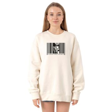 Tshirthane P20438S1491 Ekru Kadın Sweatshirt