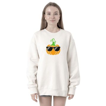Tshirthane P20627S6977 Cool Pumpkin 2ip Kadın Beyaz Sweatshirt