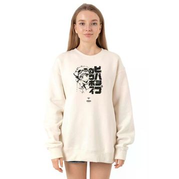 Tshirthane P20724S2017 Ekru Kadın Sweatshirt