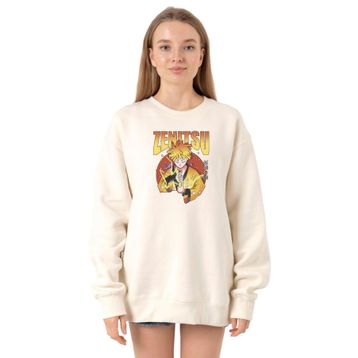 Tshirthane P20925S8323 Ekru Kadın Sweatshirt