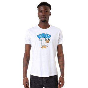 Tshirthane P20979S6434 Bisiklet Yaka Beyaz Erkek T-shirt
