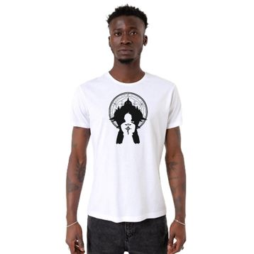 Tshirthane P21145S734 Bisiklet Yaka Beyaz Erkek T-shirt