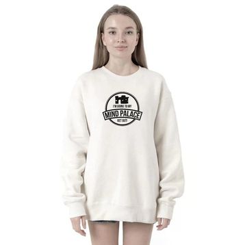Tshirthane P21230S6141 Sherlock Mind Palace Beyaz 2ip Kadın Sweatshirt