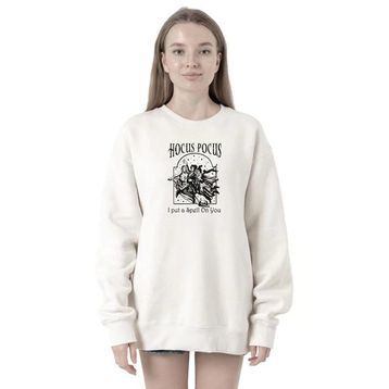 Tshirthane P21272S2669 Beyaz Kadın Sweatshirt