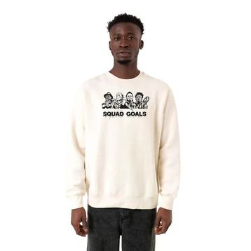 Tshirthane P21365S3464 Ekru Erkek Sweatshirt