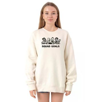 Tshirthane P21367S6868 Ekru Kadın Sweatshirt
