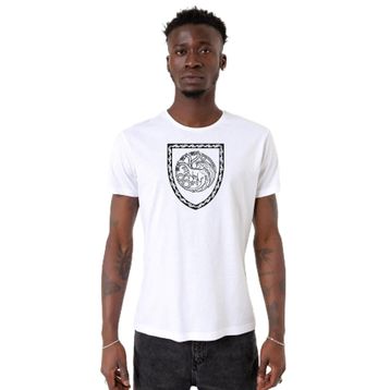 Tshirthane P21395S7857 Bisiklet Yaka Beyaz Erkek T-shirt
