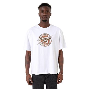 Tshirthane P21590S5647 Bisiklet Yaka Beyaz Erkek T-shirt