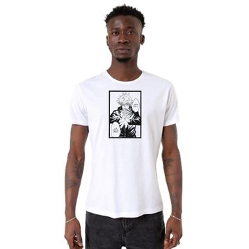 Tshirthane P21712S1669 Bisiklet Yaka Beyaz Erkek T-shirt