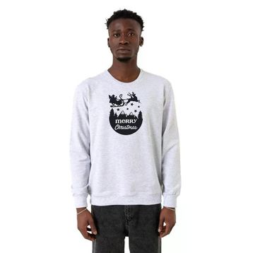 Tshirthane P21894S2042 Merry Christmas Sleigh Karmelanj 2ip Erkek Sweatshirt