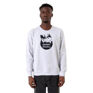 Tshirthane P21894S2042 Merry Christmas Sleigh Karmelanj 2ip Erkek Sweatshirt
