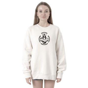 Tshirthane P21982S2697 Monogatari Anime Koyomi Vampire Symbol 2ip Kadın Beyaz Sweatshirt