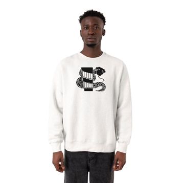 Tshirthane P22005S4844 Beyaz Erkek Sweatshirt