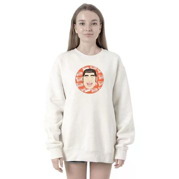 Tshirthane P22054S4875 Monogatari Anime Takeo Gouda Circle Poster 2ip Kadın Beyaz Sweatshirt