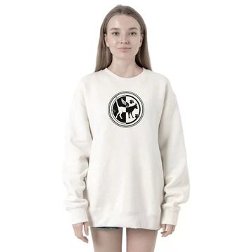 Tshirthane P22074S5583 Monogatari Anime Tsubasa Cat Symbol 2ip Kadın Beyaz Sweatshirt