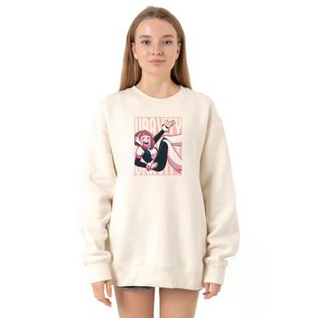Tshirthane P22231S4597 Ekru Kadın Sweatshirt
