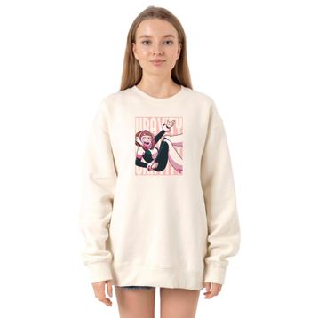 Tshirthane P22231S4597 Ekru Kadın Sweatshirt