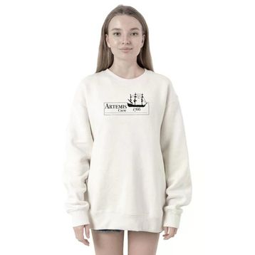 Tshirthane P22364S5942 Beyaz Kadın Sweatshirt