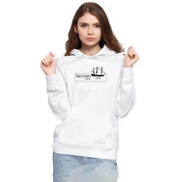 Tshirthane P22371S746 Beyaz Kadın Sweatshirt