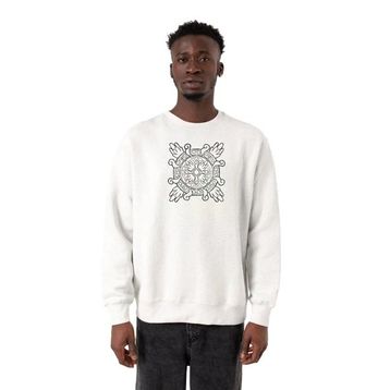 Tshirthane P22510S7267 Beyaz Erkek Sweatshirt