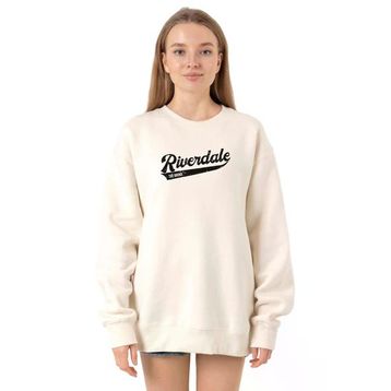 Tshirthane P22623S2501 Ekru Kadın Sweatshirt