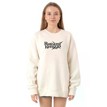 Tshirthane P22671S7682 Ekru Kadın Sweatshirt