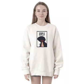 Tshirthane P22739S9724 See You in Space Cowboys Minimalist Anime Poster Beyaz 2ip Kadın Sweatshirt