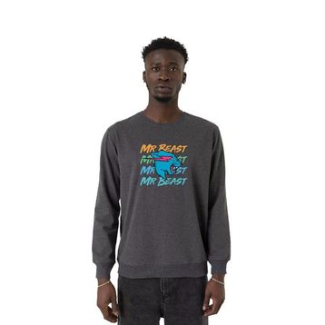 Tshirthane P22845S2769 Füme Erkek Sweatshirt