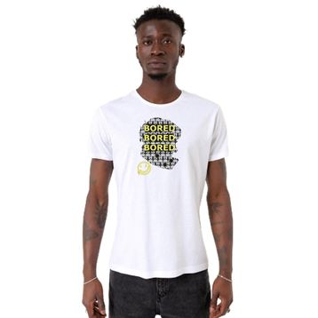 Tshirthane P22892S9364 Bisiklet Yaka Beyaz Erkek T-shirt