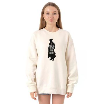 Tshirthane P23130S8502 Ekru Kadın Sweatshirt