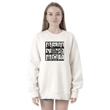 Tshirthane P23183S379 The Psycho Bunch Beyaz 2ip Kadın Sweatshirt