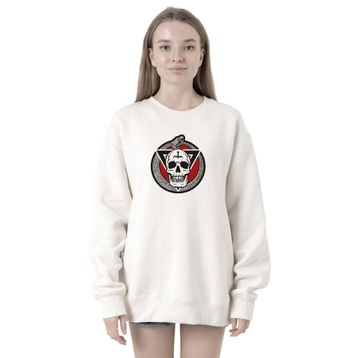 Tshirthane P23199S9760 The Purge the Forever Purge Beyaz 2ip Kadın Sweatshirt