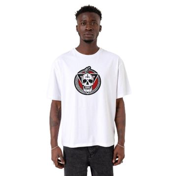 Tshirthane P23210S6903 Bisiklet Yaka Beyaz Erkek T-shirt