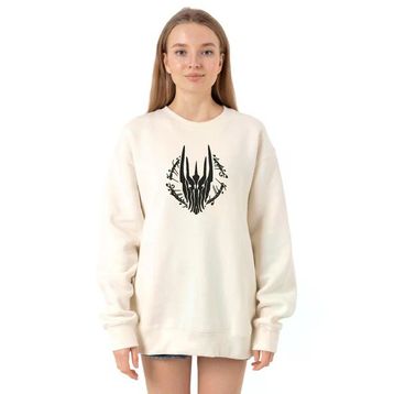 Tshirthane P23217S250 The Rings of Power Sketch Ekru 2ip Kadın Sweatshirt