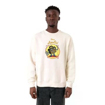 Tshirthane P23289S8482 Ekru Erkek Sweatshirt