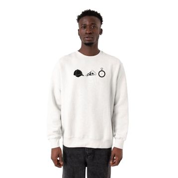 Tshirthane P23313S3581 Beyaz Erkek Sweatshirt