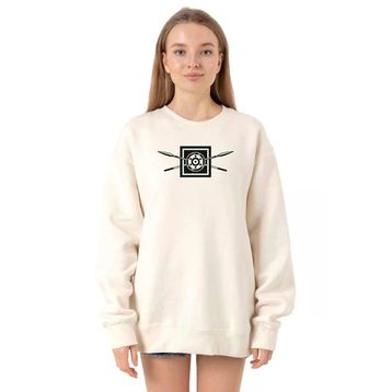 Tshirthane P23372S8507 Ekru Kadın Sweatshirt