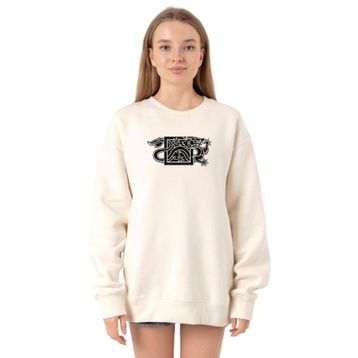 Tshirthane P23401S3043 Ekru Kadın Sweatshirt