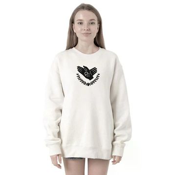 Tshirthane P23512S6694 Violet Evergarden Anime CH Postal Company Logo Beyaz 2ip Kadın Sweatshirt
