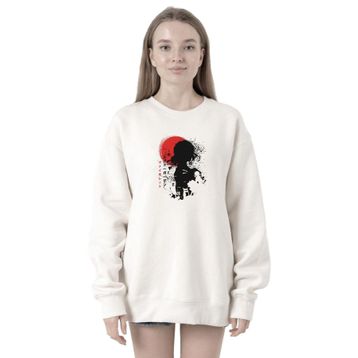 Tshirthane P23539S2139 Beyaz Kadın Sweatshirt