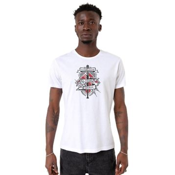 Tshirthane P23679S5678 Bisiklet Yaka Beyaz Erkek T-shirt